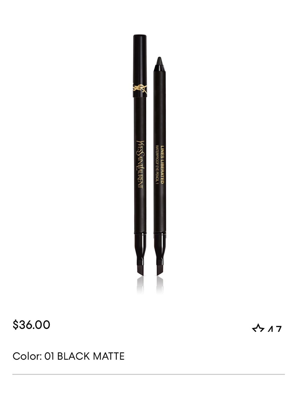 YSL lines liberated waterproof eye pencil
